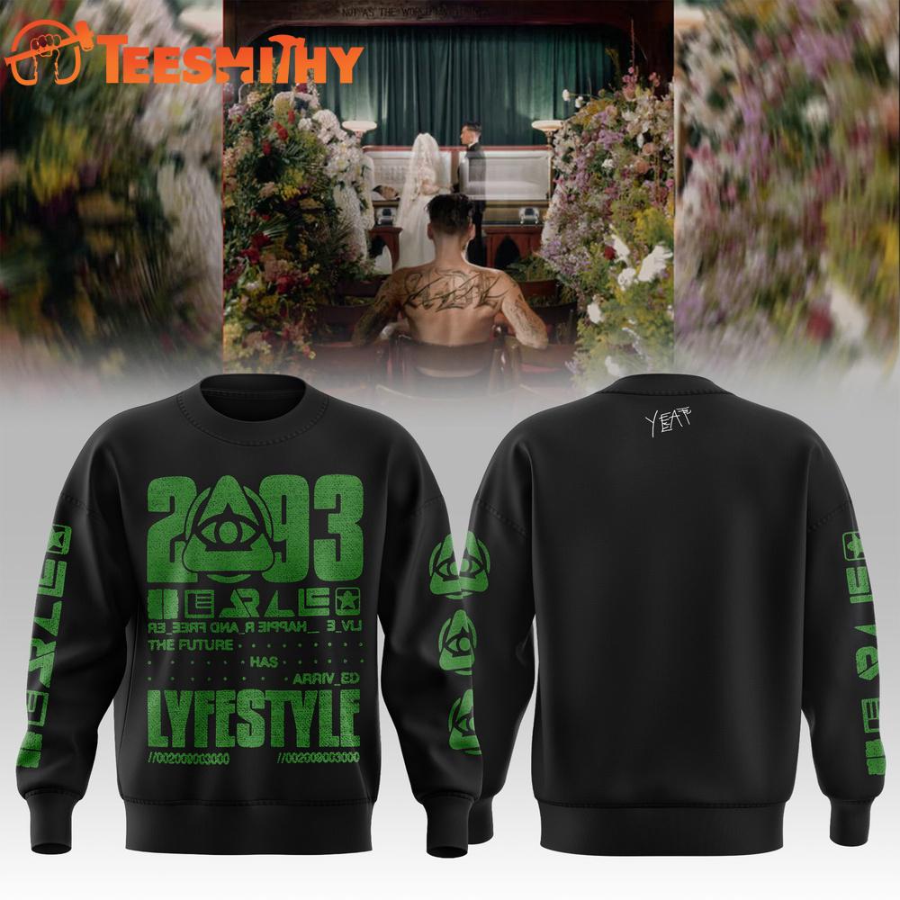 YEAT LOVE LYFE Tour Signed 2026 All Over Print Sweatshirt