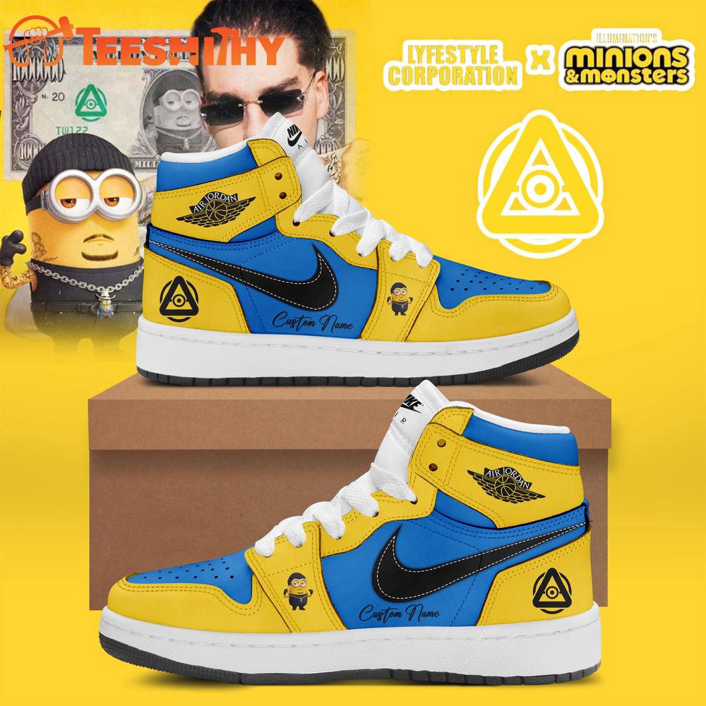 YEAT LYFESTYLE CORPORATION X MINIONS & MONSTERS Air Jordan 1 Shoes
