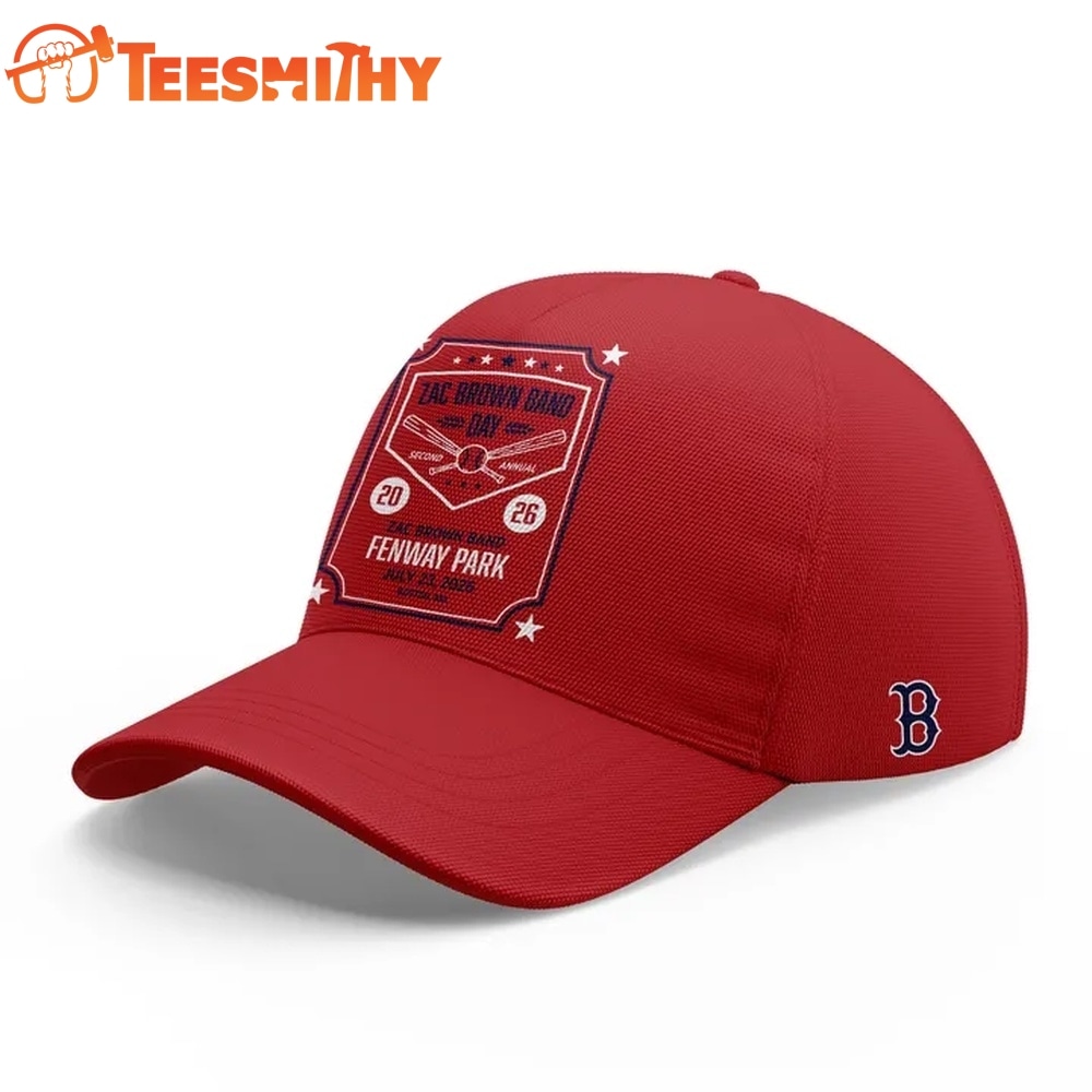 Zac Brown Band X Boston Red Sox Love & Fear Tour 2026 Fenway Park Limited Red Cap