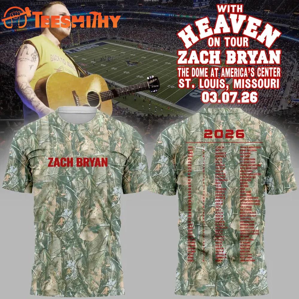 Zach Bryan Camo 2026 Limited Edition T Shirt