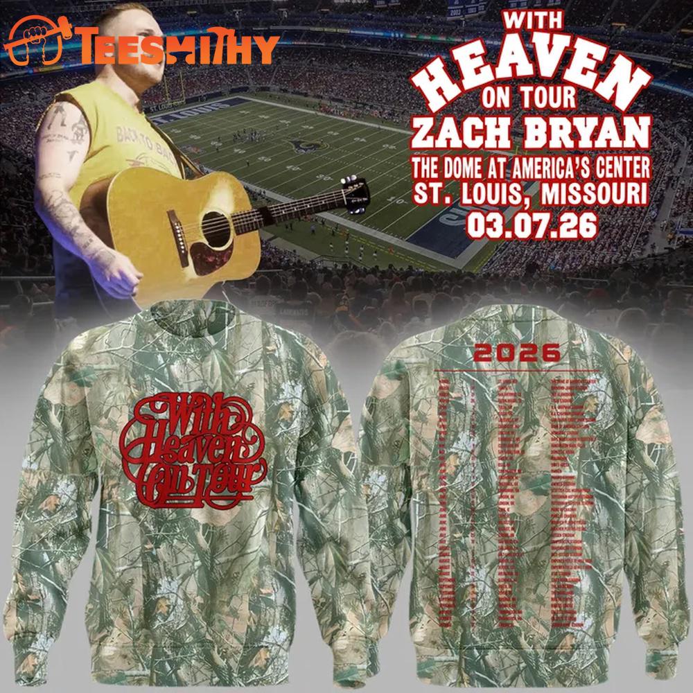 Zach Bryan Camo Limited Edition 2026 Sweatshirt