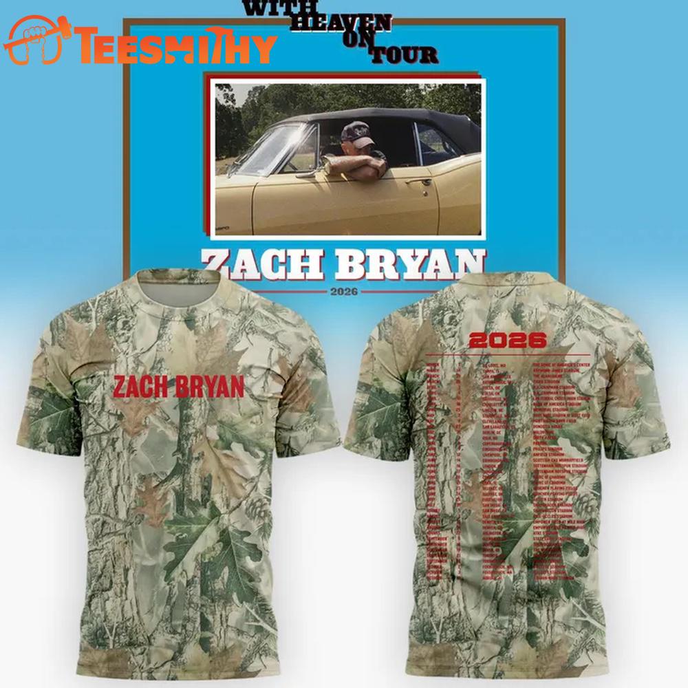 Zach Bryan Camo Limited Edition 2026 T Shirt