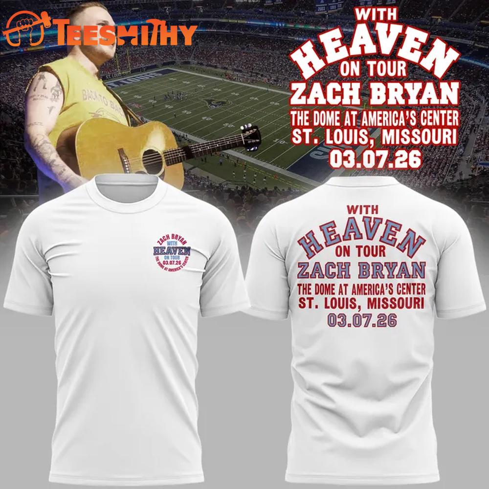 Zach Bryan Tour St. Louis Limited Edition 2026 T Shirt