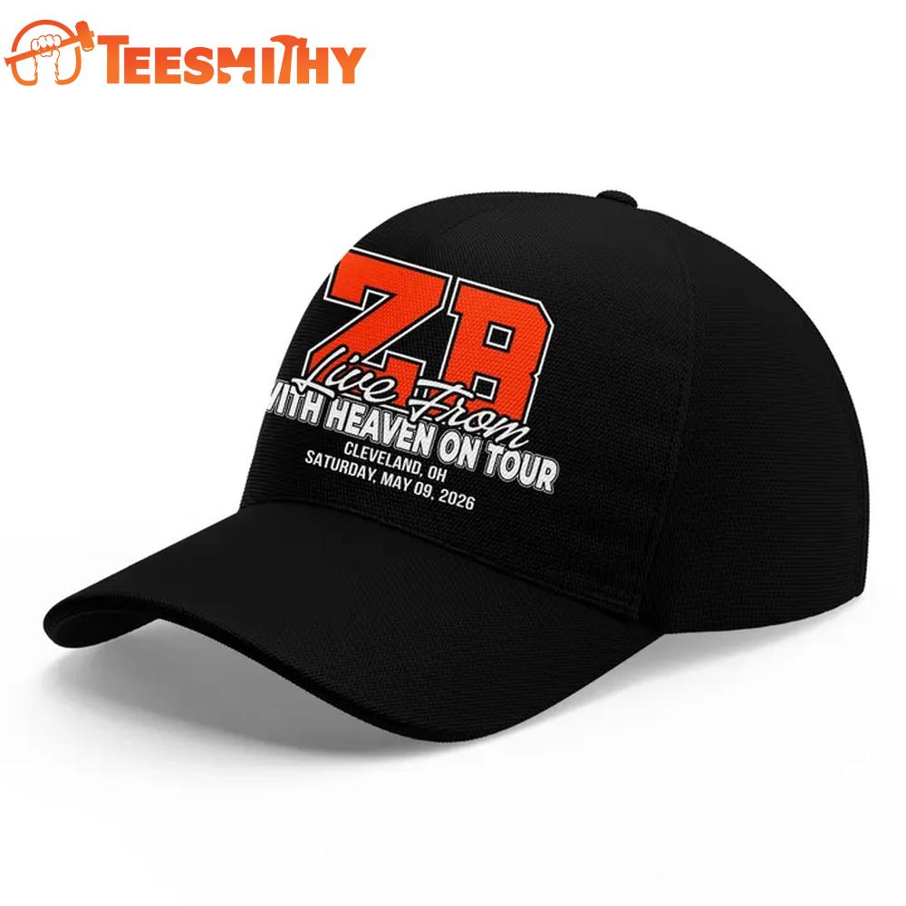 Zach Bryan x Cleveland Browns WITH HEAVEN ON TOUR Limited Edition Cap
