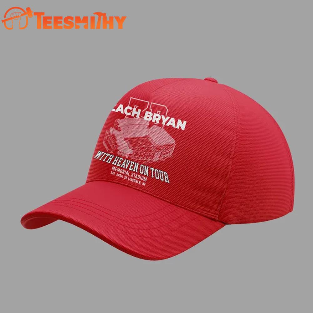 Zach Bryan x Nebraska Cornhuskers Football Tour 2026 Red Cap