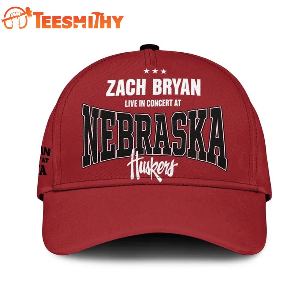 Zach Bryan x Nebraska Huskers 2026 Red Cap