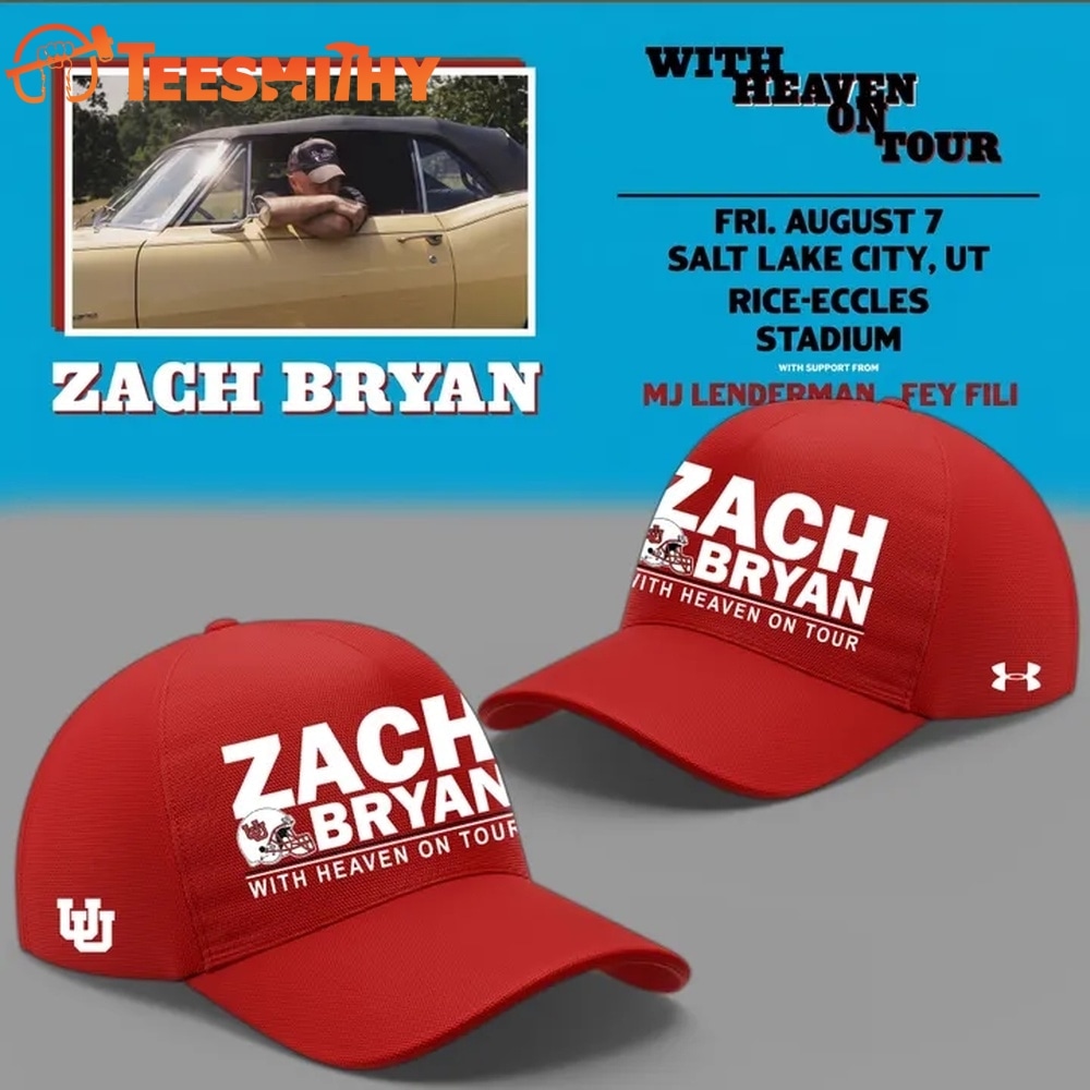 Zach Bryan x Utah Utes Football With Heaven On Tour 2026 Cap