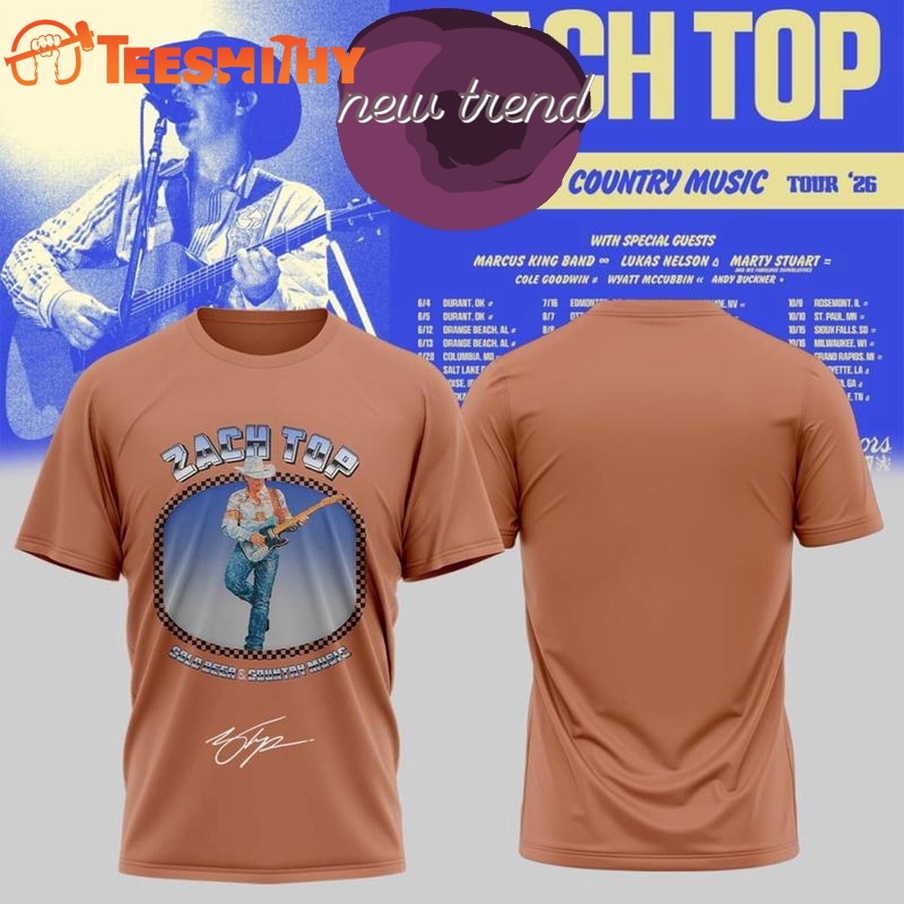 Zach Top Cold Beer Country Music Tour 2026 New Design T Shirt 1 Zach Top Cold Beer Country Music Tour 2026 New Design T Shirt