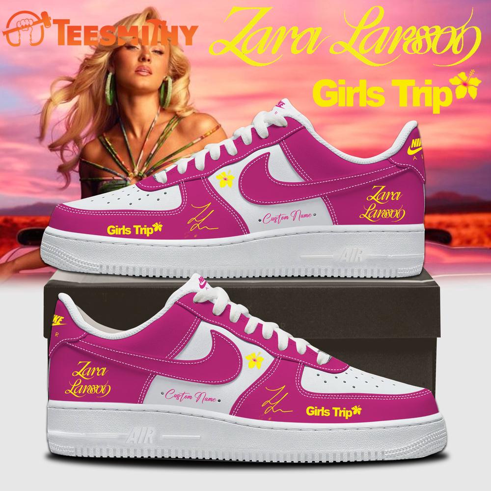 Zara Larsson Midnight Sun Girls Trip 2026 Signature Custom Air Force 1 Sneaker Shoes