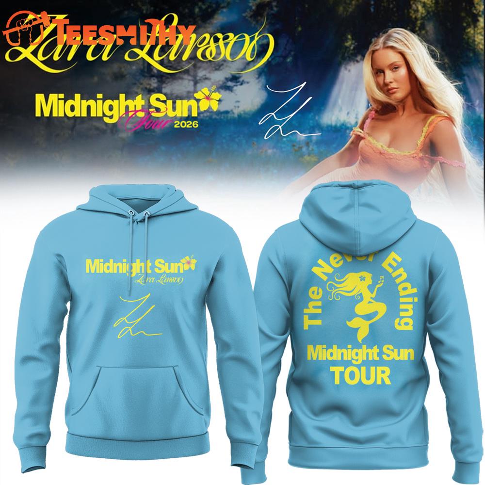 Zara Larsson Midnight Sun Tour 2026 Limited Edition Signature Hoodie