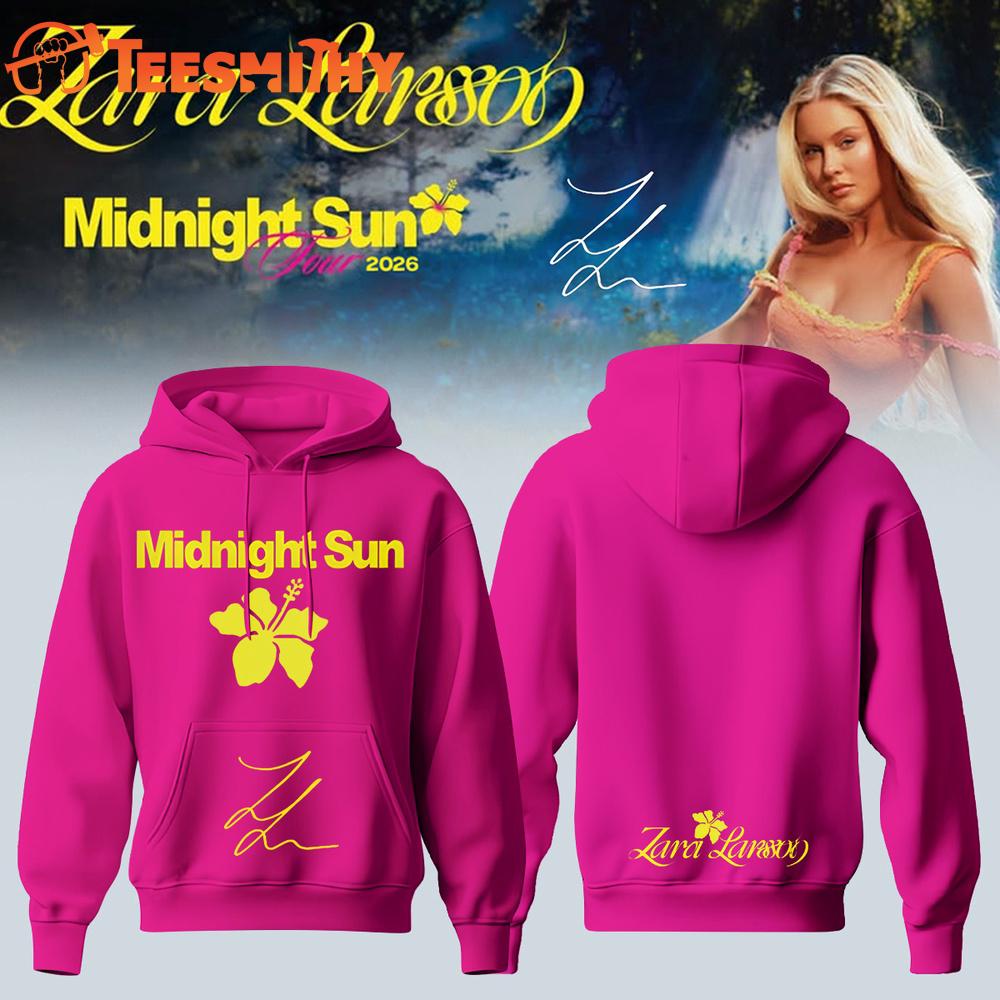 Zara Larsson Midnight Sun Tour 2026 New Design Hoodie