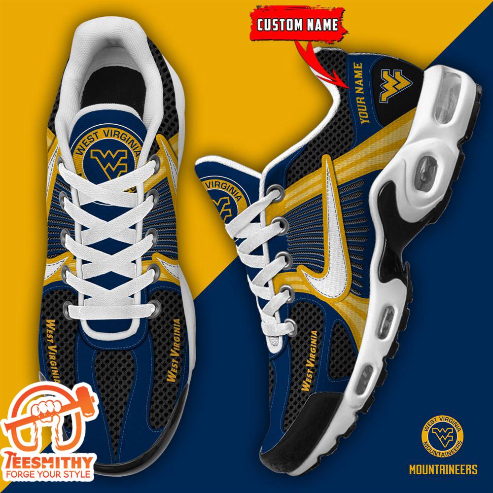 ZNCAA West Virginia MountaineersFootball Team Sport Custom Max Plus Shoes For Fans