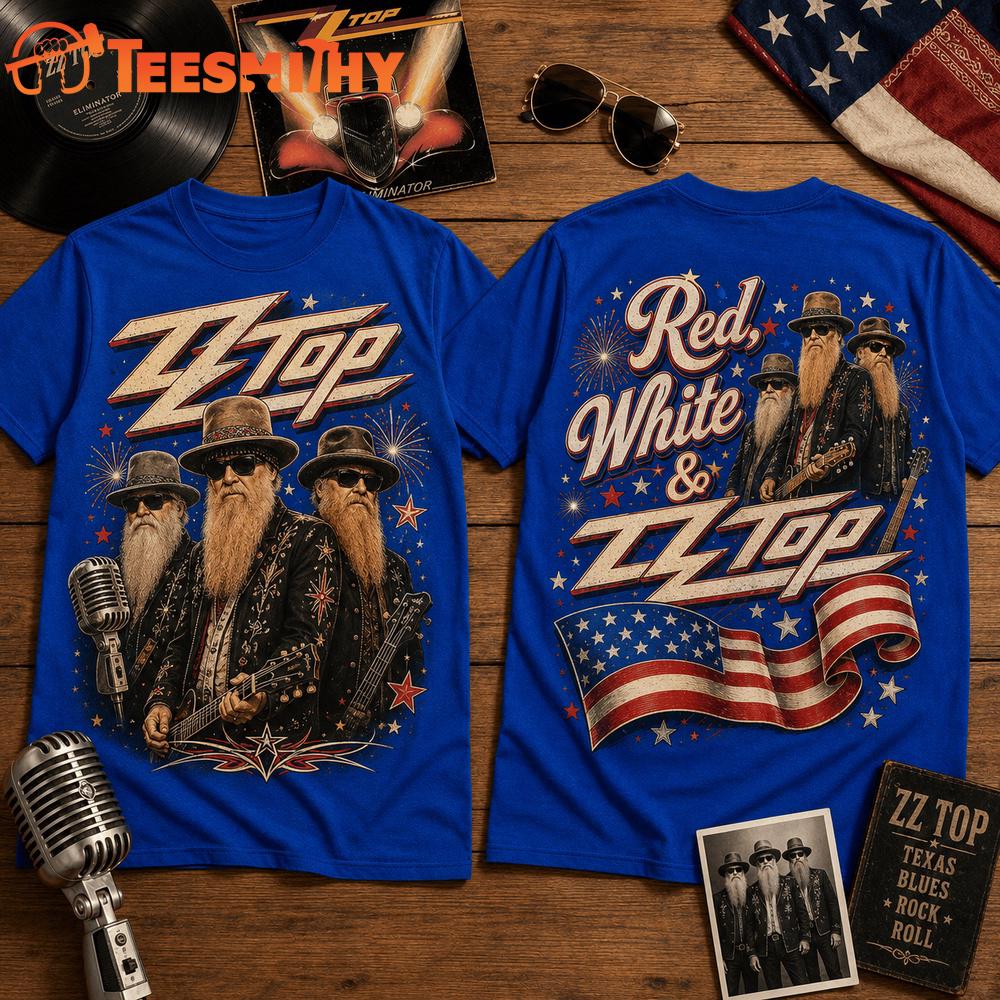 ZZ Top Vintage Celebration Limited Edition 3D Shirt